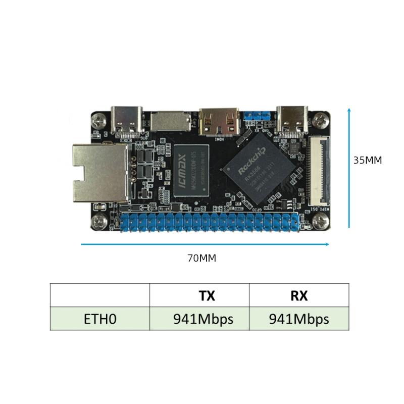 RK3566 SBC Einplatinencomputer im Taschenformat