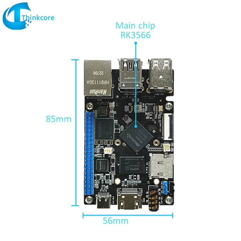 RK3566 SBC Einplatinencomputer, kompatibel mit Raspberry Pi